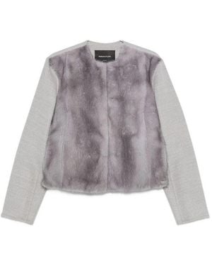 Fabiana Filippi Mink Fur Jacket - Gray