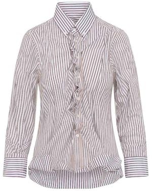 Maison Margiela Cotton Shirt - Purple