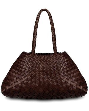 Dragon Diffusion Borsa Tote Santa Croce - Marrone