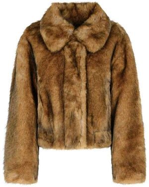 Stand Studio Lena' Faux Fur Jacket - Brown