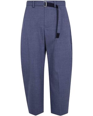 Sacai Suiting Trousers - Blue