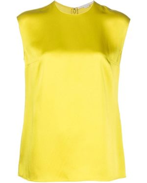Stella McCartney Sleeveless Tops - Yellow