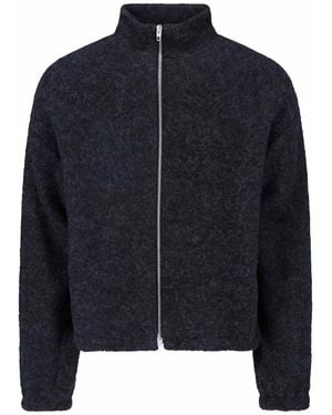 Jil Sander Wool Zip Jacket - Blue