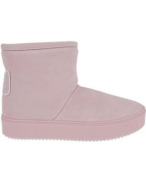 Chiara Ferragni Eyelike Embroidered Logo Ankle Boots - Pink