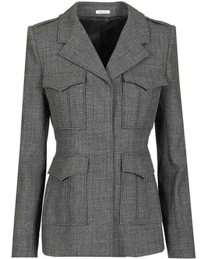 McQueen Uniform-Style Jacket - Black