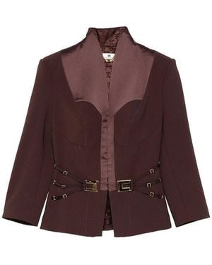 Elisabetta Franchi Jacket - Brown