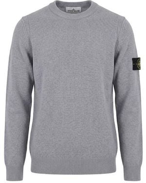 Stone Island Crew-Neck Sweater - Gray