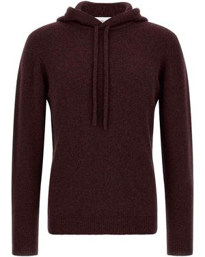 Roberto Collina Hooded Jumper - Purple