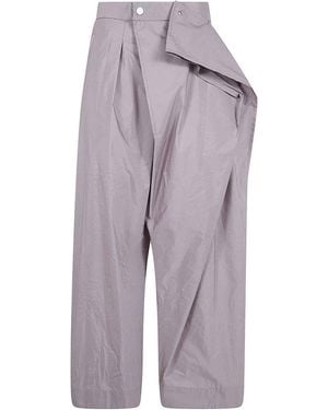 Issey Miyake Akimbo Volume Pants - Purple