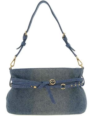 Pinko Small Shoulder Bag - Blue