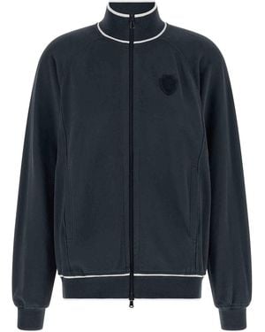Brunello Cucinelli Heraldic Patch Sweatshirt - Blue