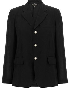 Comme des Garçons Jewel Buttons Blazer - Black
