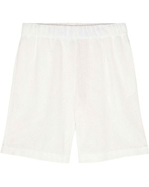 BLUE SKY INN Waffle Knit Shorts - White