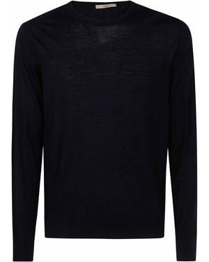 Nuur Long Sleeves Round Neck - Blue
