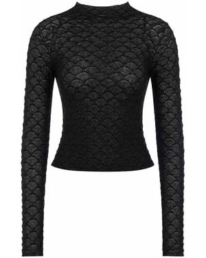 Lanvin High Neck Jumper - Black