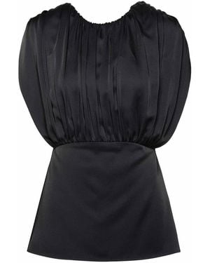 Jil Sander Acetate Blend Top - Black