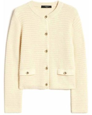 Weekend by Maxmara Vodka Crop Cardigan - Natural
