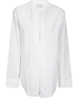 Studio Nicholson Inverted Pleat Top - White