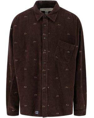 ERL Velvet Shirt - Brown
