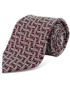 Kiton Silk Tie - Red