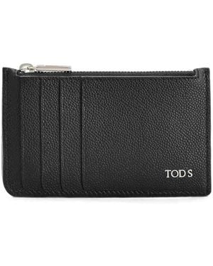 Tod's Zip Cardholder - Black