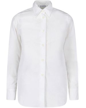 Jil Sander Cotton Poplin Shirt - White