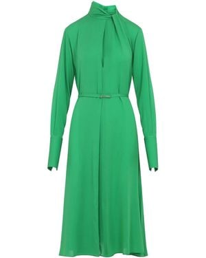 Tom Ford Washed Silk Midi Dress - Green