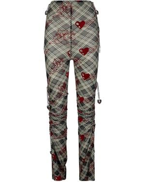 Chopova Lowena Sonicscape Mesh Leggings - Grey