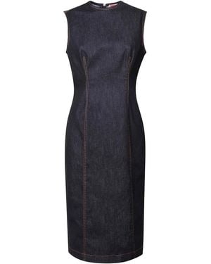 Acne Studios Denim Midi Dress - Blue