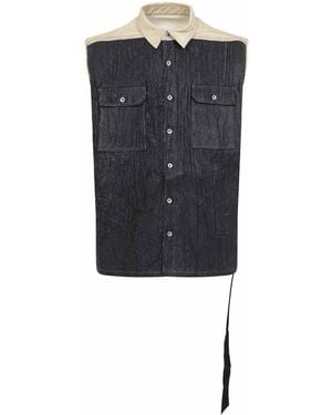 Rick Owens Drkshdw Sl Tommy Jumbo Jacket - Blue