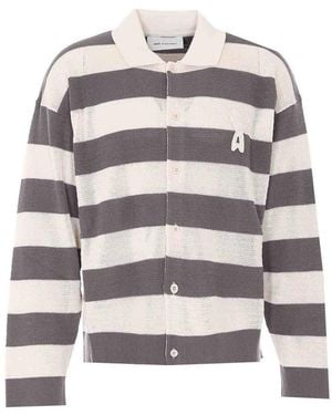 Ami Paris Ami De Coeur Knit Shirt - Grey