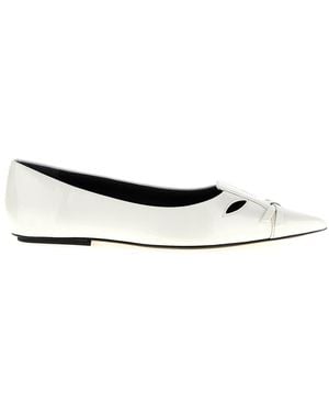Marc Jacobs The Kat Ballet Flats - White