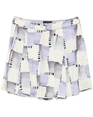 Emporio Armani Printed Shorts - White