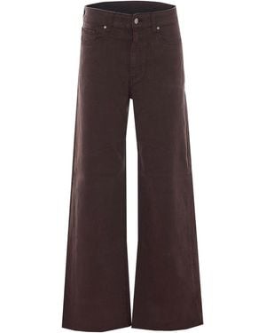 PAIGE Straight Leg Jeans - Braun