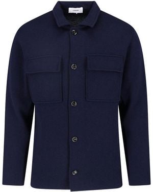 Lardini Virgin Wool Shirt - Blue