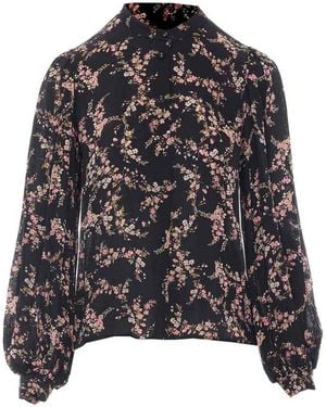 Twinset Floral Print Shirt - Black