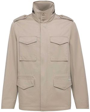 Add Field Jacket Garment Washed - Natural