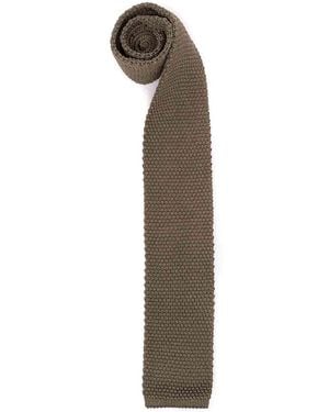 Brunello Cucinelli Knit Necktie - Green