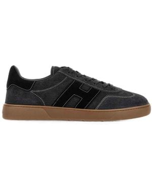Hogan Sneakers With Gum Sole - Black