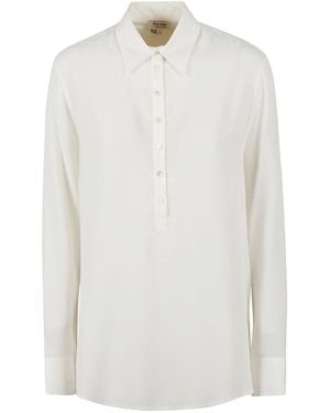 Her. Silk Shirt - White