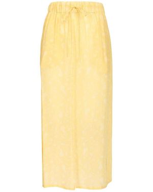 Grifoni Floral Skirt - Yellow