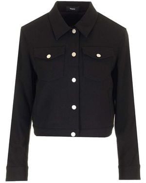 Theory Jersey Jacket - Black
