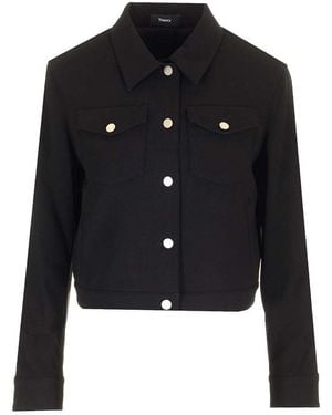 Theory Jersey Jacket - Black