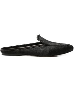 forte_forte Ponyskin Loafers - Black