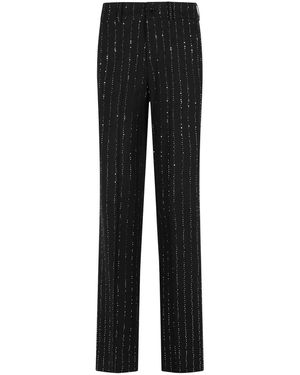 Philipp Plein Lady Fit Sequined Pants - Black