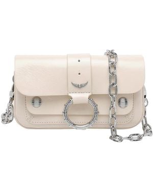 Zadig & Voltaire E Wwhite Kate Crossbody Bag - Natural