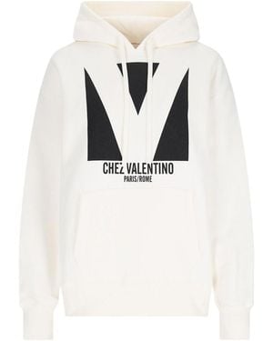 Valentino Hoodie - White