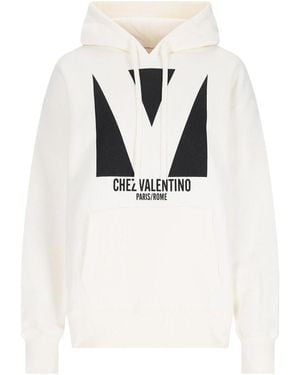 Valentino Hoodie - White
