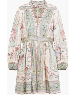 Zimmermann Vestido Corto - Blanco