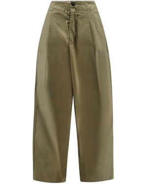 Soeur Daley Organic Cotton Pants - Green